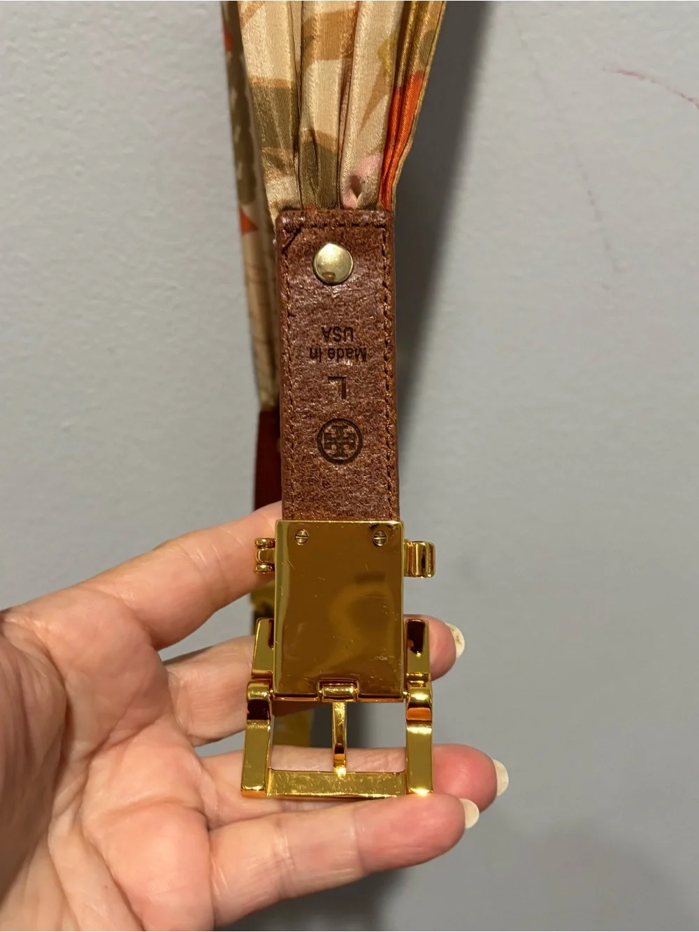 Tory Burch Ellie scarf belt